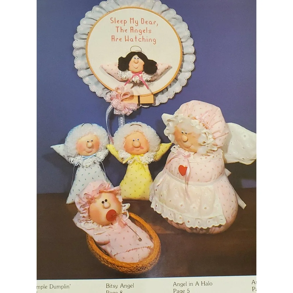 Vintage 1981 Apple Dumplins Soft Sculpture Craft Pattern Book Barbara Graham